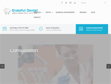 Tablet Screenshot of gratefuldental.com